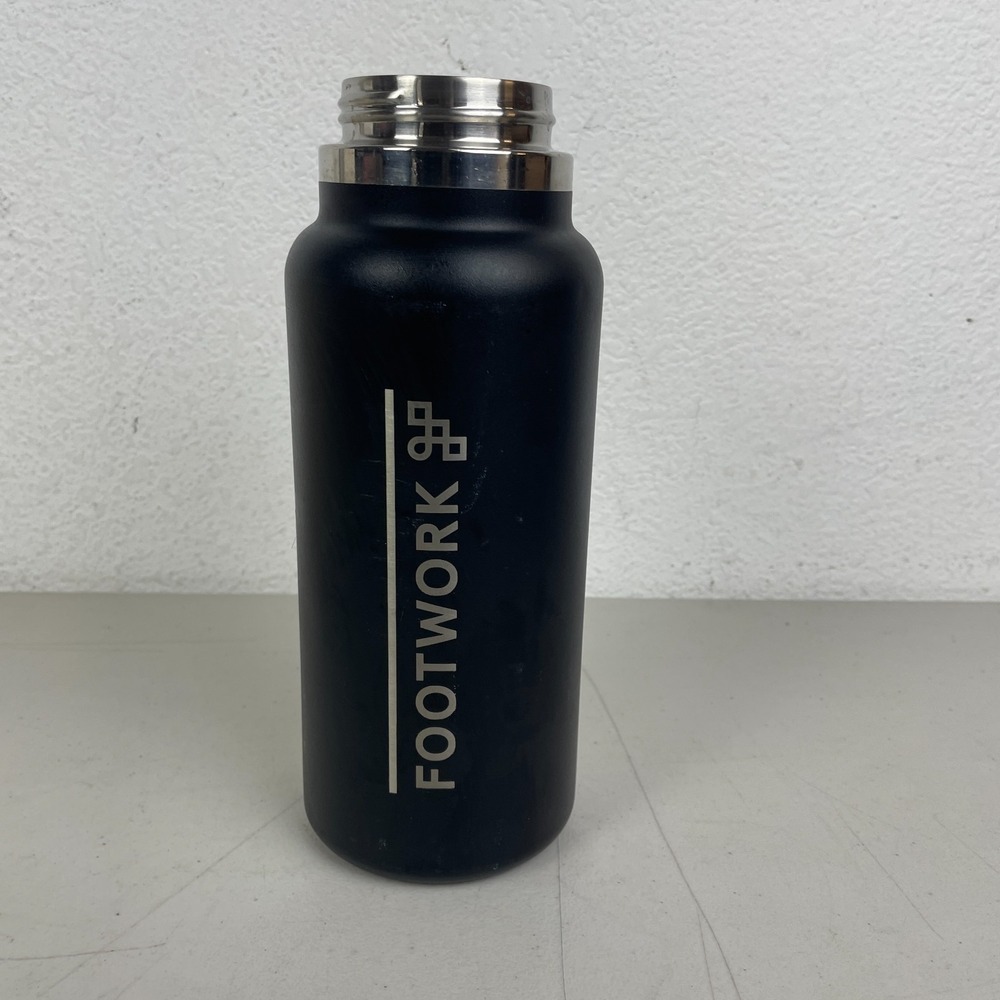 Hydro Flask Wide Mouth Water Bottle 32oz Black Insulated Stainless Steel Hydrate - Picture 6 of 13
